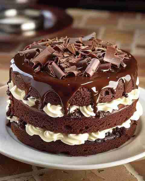 I tried baking this Hershey's Chocolate Cake with Cream Cheese Filling and it was a delightful exper...