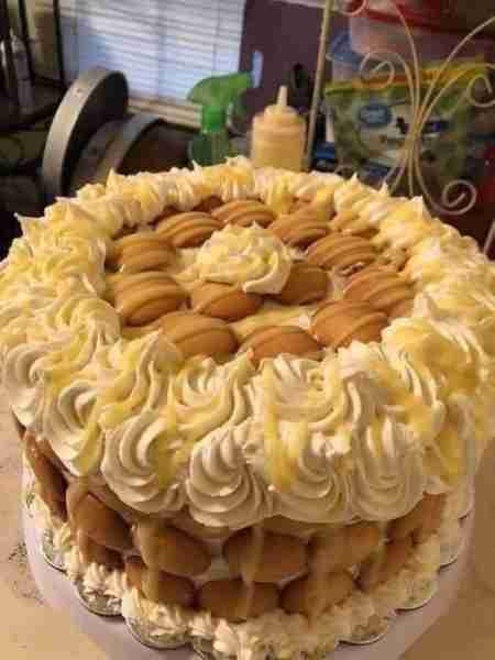 Banana Pudding Cake Be kind 🥰😍 Many Thanks !!! INGREDIENTS Cake 2 sticks butter, softened 1 3/4 cu...