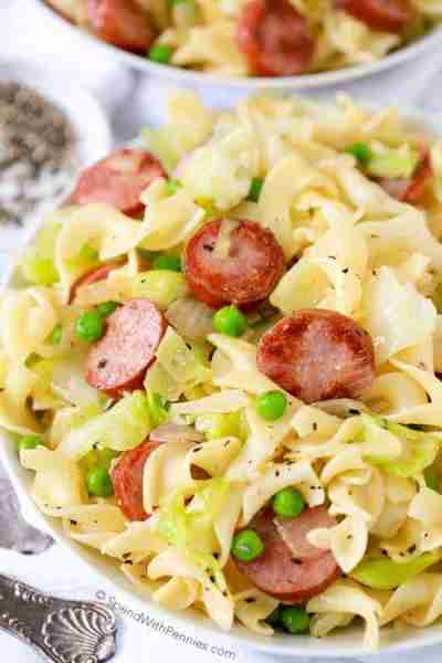 https://www.spendwithpennies.com/cabbage-noodles/ Tender sweet cabbage, fluffy egg noodles and delic...