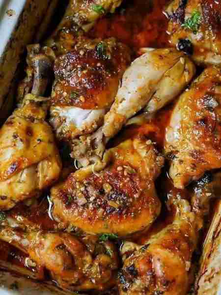 Baked Lemon Butter Chicken (Short & Sweet) Ingredients: 1.5 lbs Chicken pieces (thighs, breasts, dru...