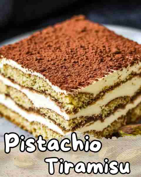 ⬇️ Pistachio Tiramisu 😋⬇️ Indulge in this creamy Pistachio Tiramisu, a delightful twist on the clas...