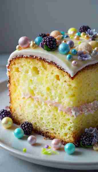 Lemon Vanilla Cake with Cream Filling Ingredients: • 1 cup flour • 1/2 cup sugar • 2 eggs • 1/2 cup...