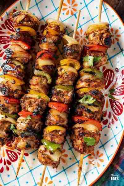 Grilled Mexican Chicken Skewers for a Slimming Feast