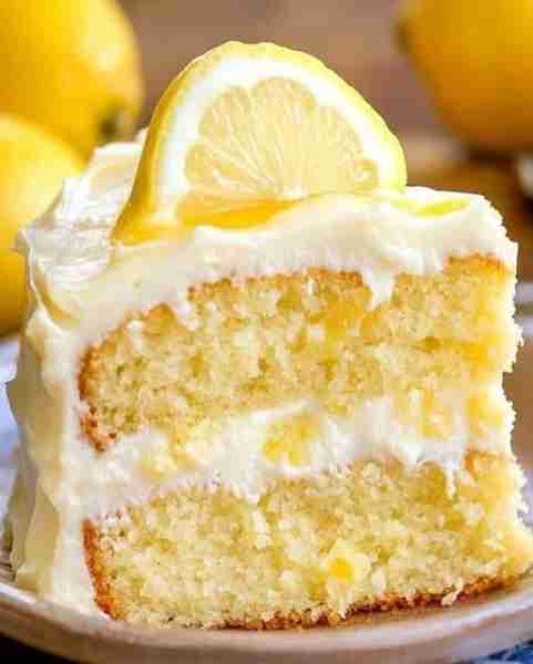 Zesty & Moist Lemon Dessert Cake Recipe Ingredients: 1 1/2 cups all-purpose flour 1 1/2 teaspoons ba...