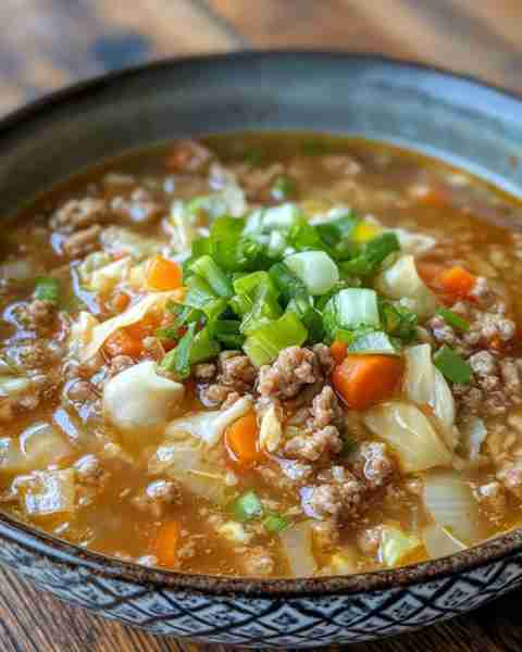 My hubby is obsessed with this soup. We finish a bowl, and he's immediately ready for another.. Full...