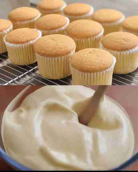 Milk Cupcakes 🧁🥛🍰😋 Ingredients: - 50g of cake flour - 30g of condensed milk - 35g of sugar Full...