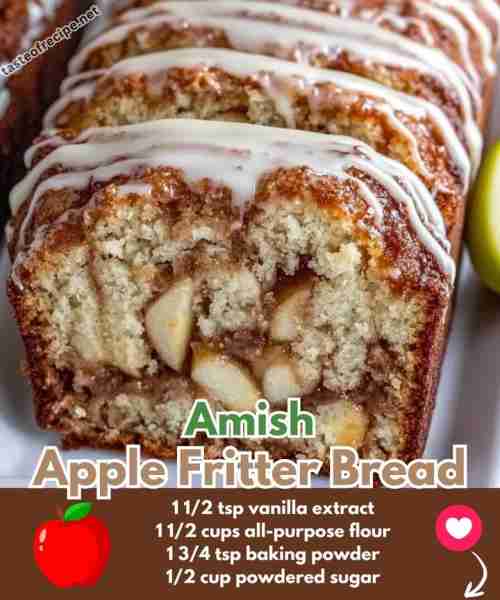 Amish Apple Fritter Bread Recipe in first R.E.P.L.Y