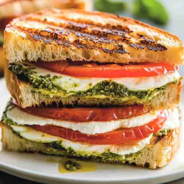 Caprese Panini Ingredients: 2 ciabatta rolls (or any other crusty bread of your choice) 2 tbsp olive...