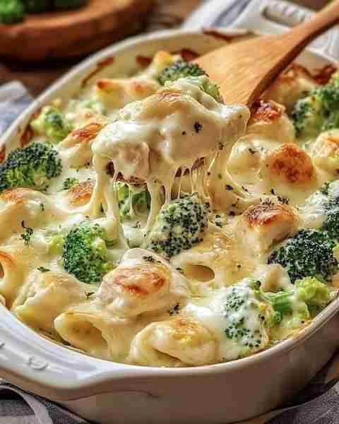 Cheesy Broccoli Pasta Bake 🧀🥦🍝 Ingredients: 2 cups pasta shells 🍝 2 cups broccoli florets 🥦 2 t...