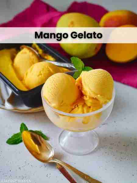 Mango Gelato (Easy Homemade) Ingredients: 1¼ cups whole milk ¼ cup non-fat milk powder ⅓ cup sugar 1...
