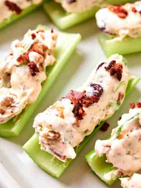"This stuffed celery has been a family hit for years now -- I make every holiday!" - Elke