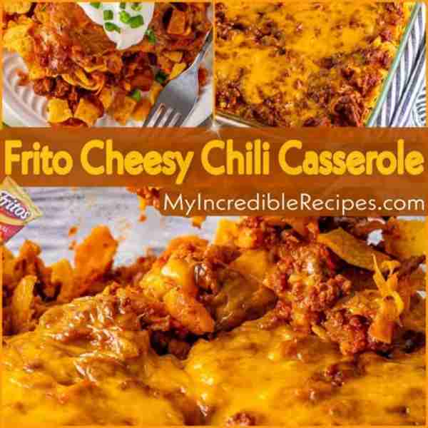 💖Frito Cheesy Chili Casserole! 💖 💖 A Mega Gooey Comfort Dinner that even picky eaters cannot say...