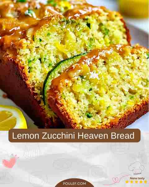 Lemon Zucchini Heaven Bread 🍋🥒🍞 Ingredients: 1/2 teaspoon baking soda 1/2 teaspoon baking powder...