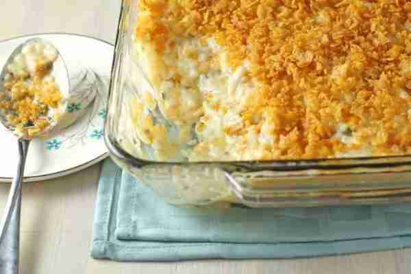 Funeral Potatoes Ingredients 2 lbs hash browns 1/2 cup butter 2 (10 3/4 ounce) cans condensed cream...
