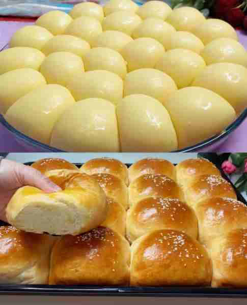 * MILK BRIOCHE - Best Fluffy like cloud and super soft - Don't Lose This 😋 INGREDIENTS: 500ml (2 cu...