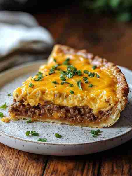 Pioneer Woman Cheeseburger Pie 🧅🥧🧀 A pie that eats like a burger! With juicy beef, soft onions, c...