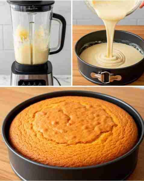 Orange Blender Cake Recipe This orange cake in a blender is a lazy cake for those who want to make a...