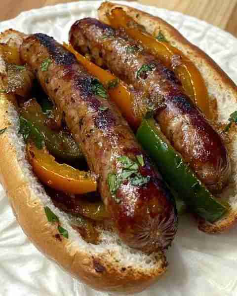 WOULD YOU EAT THIS ITALIAN SAUSAGE WITH PEPPERS AND ONIONS Ingredients: 4 Italian sausages (mild or...