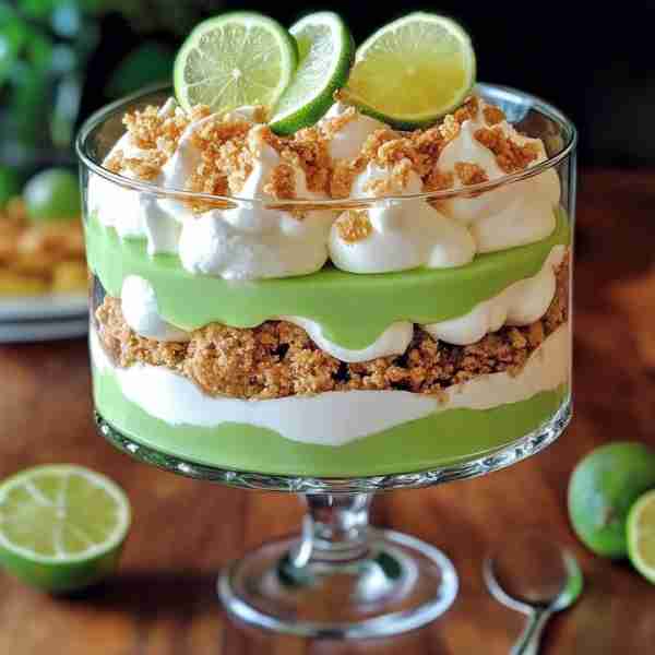 Key Lime Pie Trifle Ingredients: 1 package (8 oz) cream cheese, softened 1 can (14 oz) sweetened con...