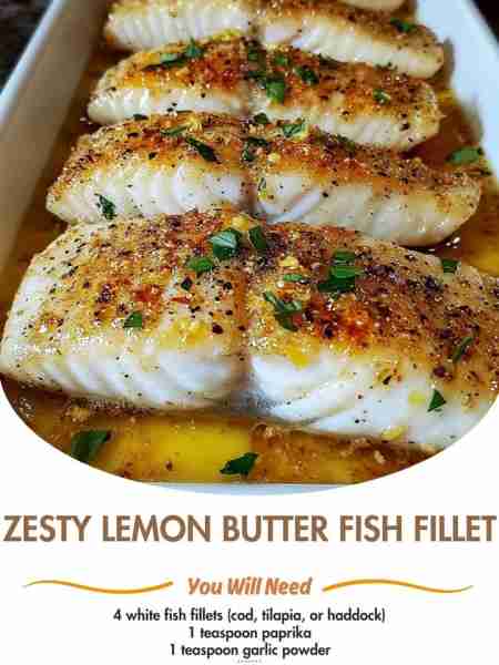 Zesty Lemon Butter Fish Fillet