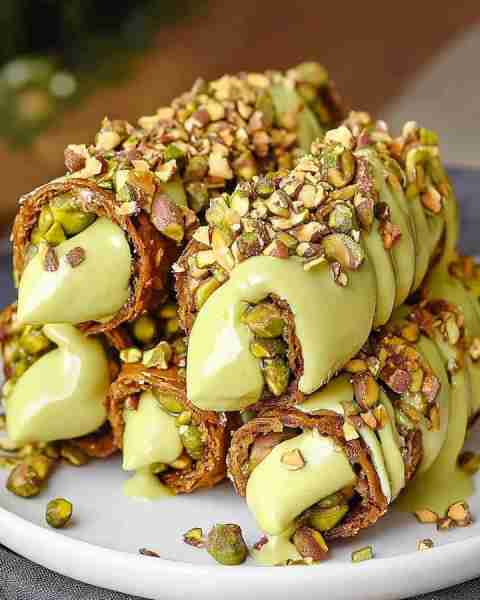 🍴🥯 Cheat Air Fryer Pistachio Cannoli (Tortilla Wraps) 🥯🍴 📝 Ingredients: 🌯 4 large flour tortil...