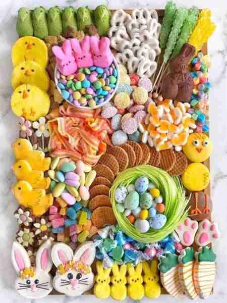 EASTER CHARCUTERIE BOARD 🐣🐰 so cute!