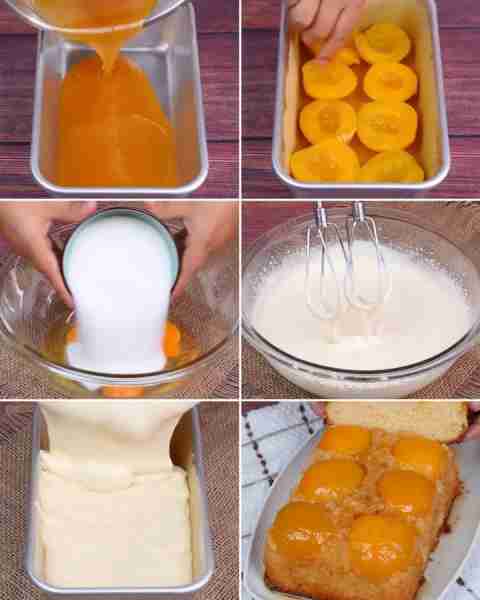 Caramelized Peach Dessert Ingredients: For the Caramel: 1 cup sugar 1/2 cup warm water 1 can of peac...