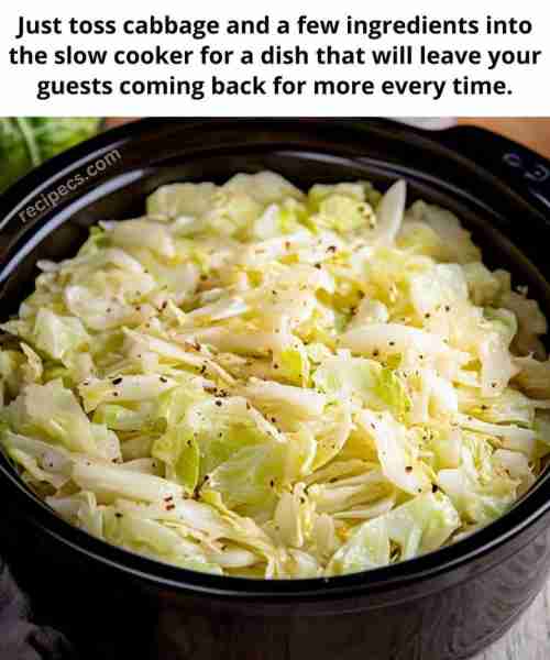 Just toss cabbage and a few ingredients into the slow cooker for a dish that will leave your guests...