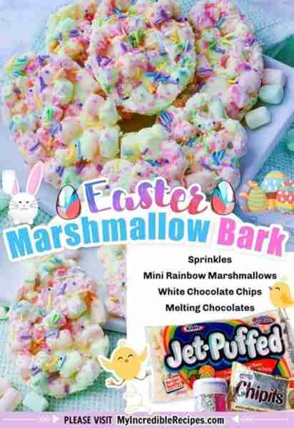 🐰 Easter Marshmallow Bark is Fun & Yummy! 🌷🪻 Take your Easter Treats to the Next Level! Fluffy, F...