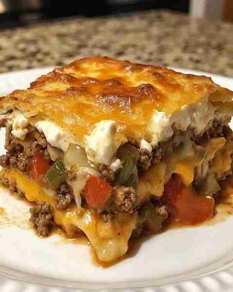 John Wayne Casserole 🥩🧀 Don't Lose This RECIPE 😍 Ingredients: 1 pound ground beef 1 medium onion,...