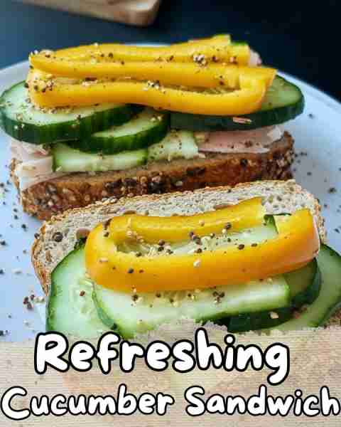 ⬇️ Refreshing Cucumber Sandwich 😋⬇️ Looking for a light and tasty lunch option? This refreshing Cuc...