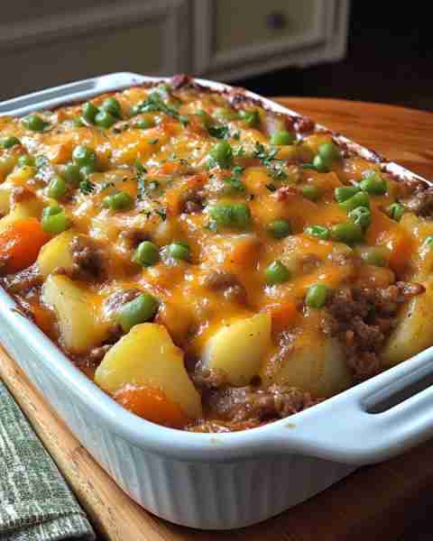 Church Supper Hot Dish Ingredients 1 lb ground beef 2 cups sliced peeled potatoes 2 cups celery, fin...