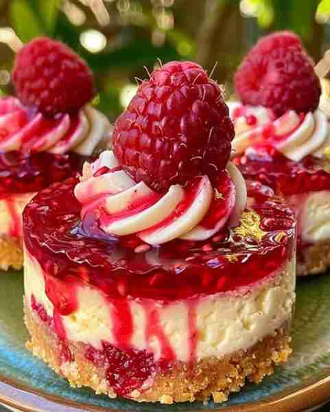 Creamy Lemon Raspberry Cheesecake Bites in a Cup Ingredients: 1 ½ cups graham cracker crumbs ⅓ cup m...