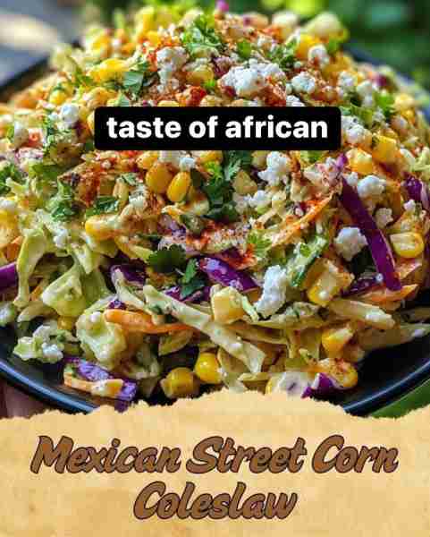 Mexican Street Corn Coleslaw Zesty Mexican Street Corn Coleslaw – A Flavor-Packed Side Dish Ingredie...