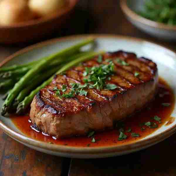Pan-Seared Strip Steak Ingredients: 1 strip steak (about 1-inch thick) Salt & freshly ground black p...