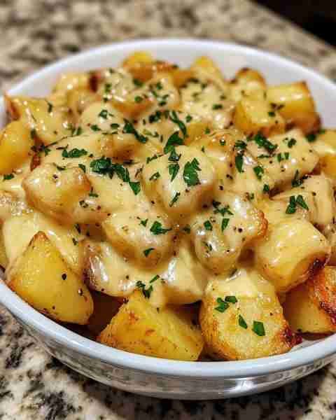 Crockpot Cheesy Potatoes Ingredients: 6 medium potatoes, peeled and diced 1 (10.5 oz) can cream of c...