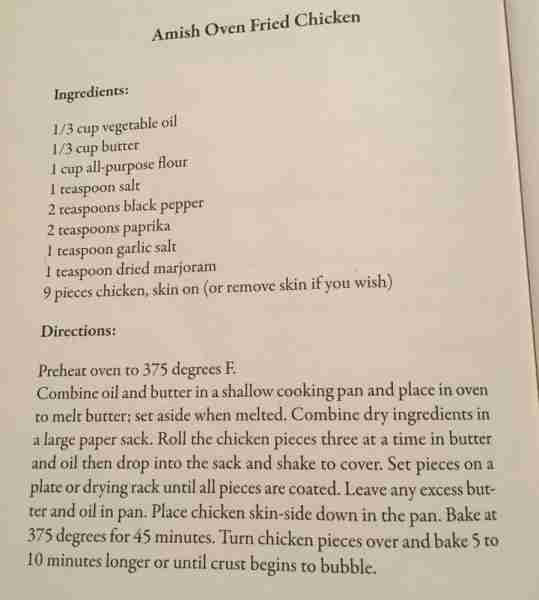 Amish Oven Fried Chicken #chicken #dinnerideas #dinner #AmishRecipes #friedchicken