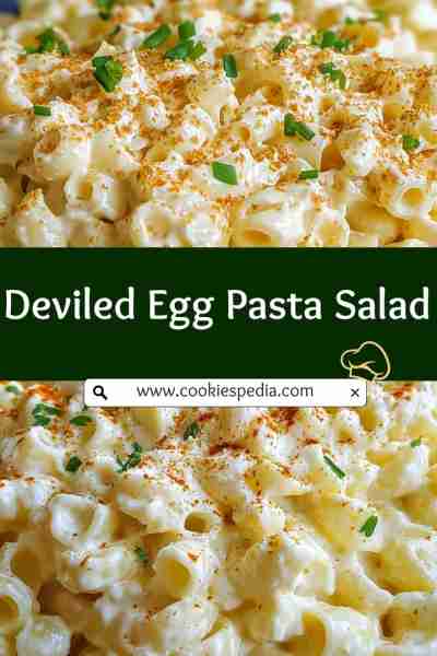 Deviled Egg Pasta Salad 🥚🍝 Deviled Egg Pasta Salad is a delightful twist on the classic deviled eg...