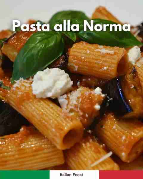 Rustic Pasta alla Norma 🍆 Rigatoni with eggplant, ricotta & basil 🇮🇹🧀🍅 recipe in the сo.м.м.e.n.t...