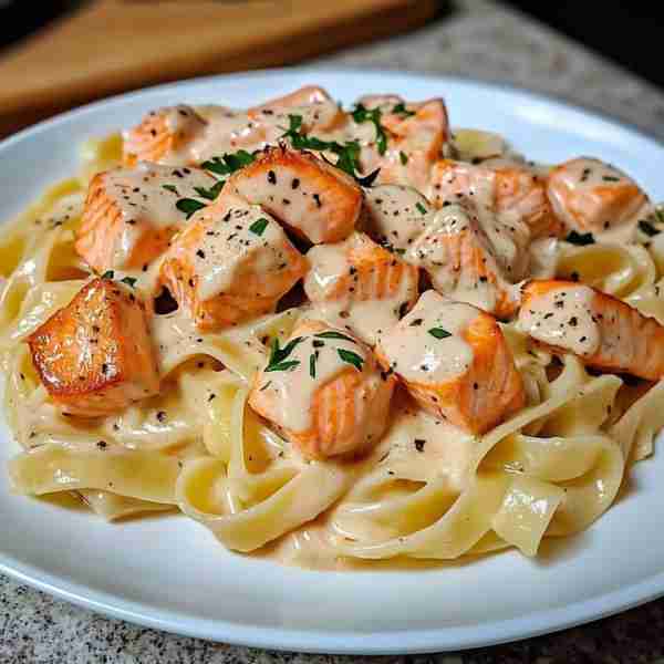 Creamy Salmon Fettuccine Pasta 🍽 Serves: 4 ⏱ Prep Time: 15 mins | Cook Time: 20 mins Ingredients For...