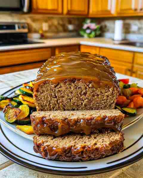 Meatless Lentil & Chickpea Loaf - Packed with Flavor! 🥕🧅🌿😋 ingredients: 1 cup (190g) dry green o...