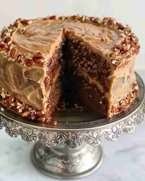Classic German Chocolate Cake For the Cake: Ingredients: 1 bar (4 oz) German’s sweet chocolate, chop...