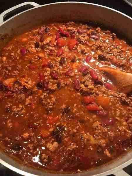 Slow Cooker Chili Servings: 6-8 Prep Time: 15 min Cook Time: 6-8 hours (low) or 3-4 hours (high) Ing...