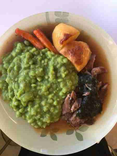 Roast Lamb dinner , love it with mint sauce by Samantha