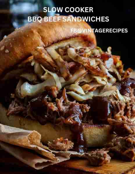 Slow Cooker BBQ Beef 3 pound chuck roast 1 onion, diced 1/2 cup celery, diced 4 tablespoons apple ci...