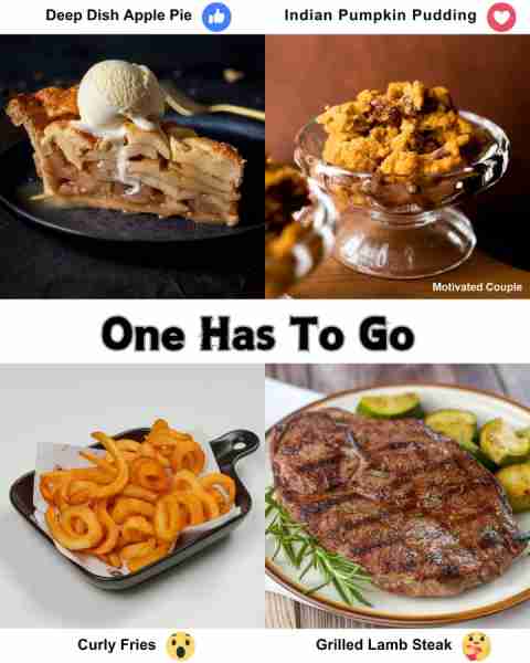 Grilled Lamb Steak 🥩 Deep Dish Apple Pie 🍏🥧: A classic American dessert, deep-dish apple pie feat...