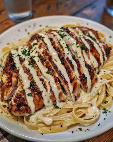 Garlic Butter Chicken with Creamy Ricotta Alfredo Pasta Ingredients: For the Garlic Butter Chicken:...