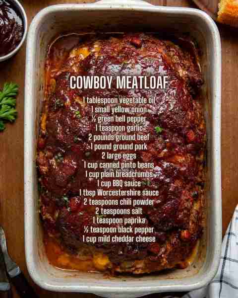 Are you hungry? I sure hope so! This Cowboy Meatloaf takes classic meatloaf to a whole new level of...