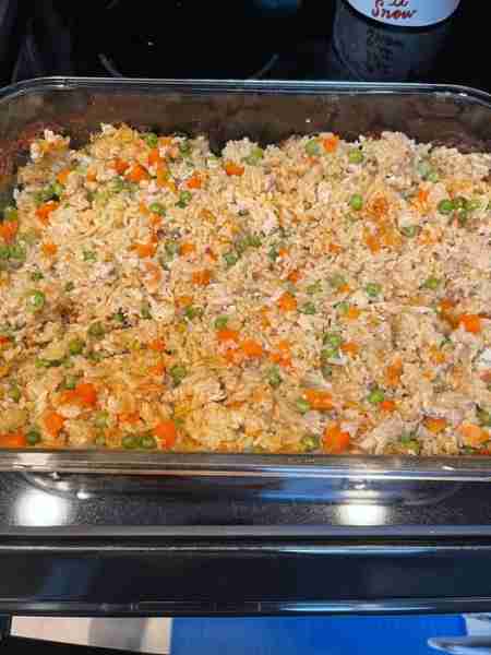 Chicken Rice Casserole INGREDIENTS * 2 cups cooked chicken, shredded * 2 cups uncooked long grain ri...