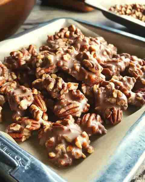 New Orleans Pecan Clusters Ingredients 2 cups of pecan halves 1 cup of granulated sugar 1/2 cup of l...